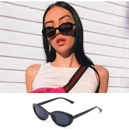 Retro Oval Sunglasses