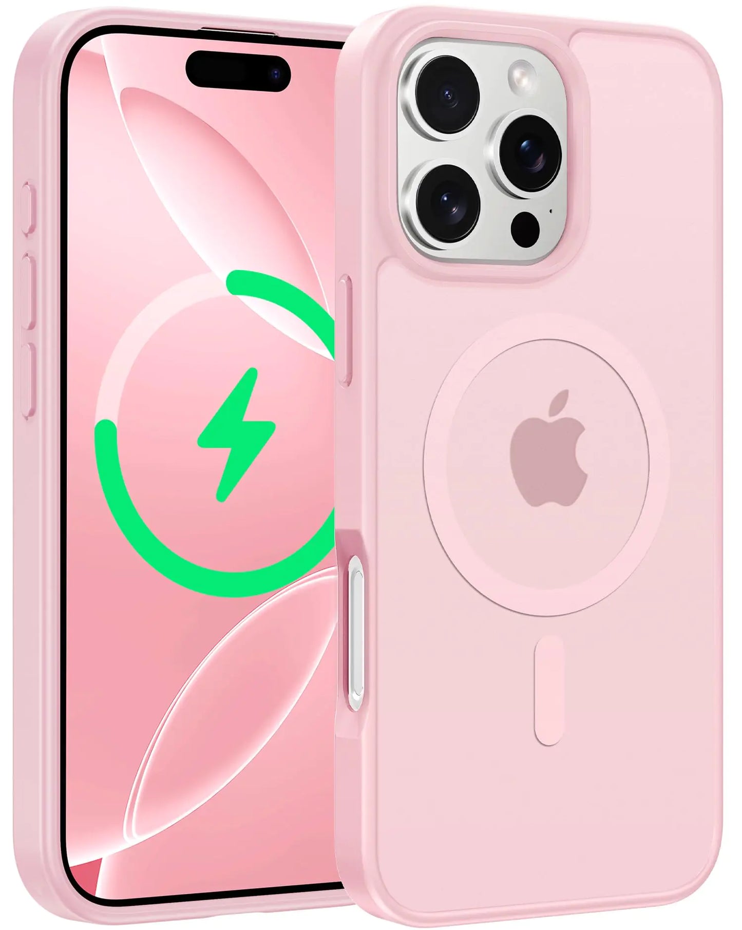 CASE for iPhone 15 Case Matte: for iPhone 14 Case Magnetic Frosted Translucent Slim Shockproof Cell Phone Cover | Military Grade Protection Drop Proof Tough Protective Cases - 6.1 inch Black