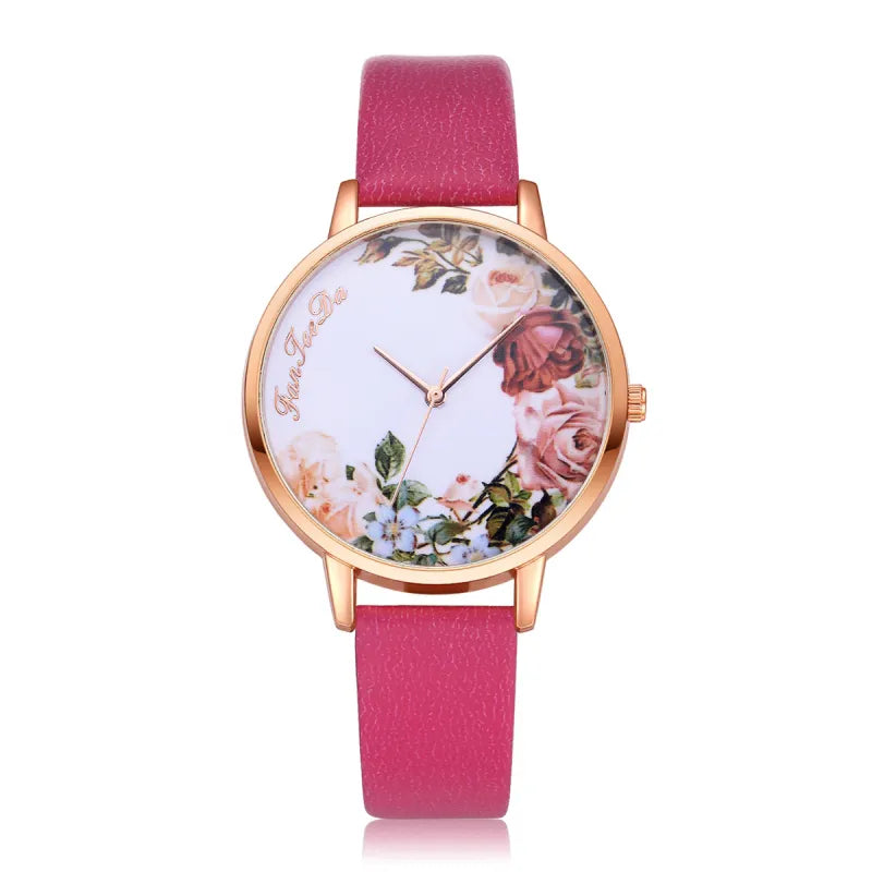 Flower Pattern Watch