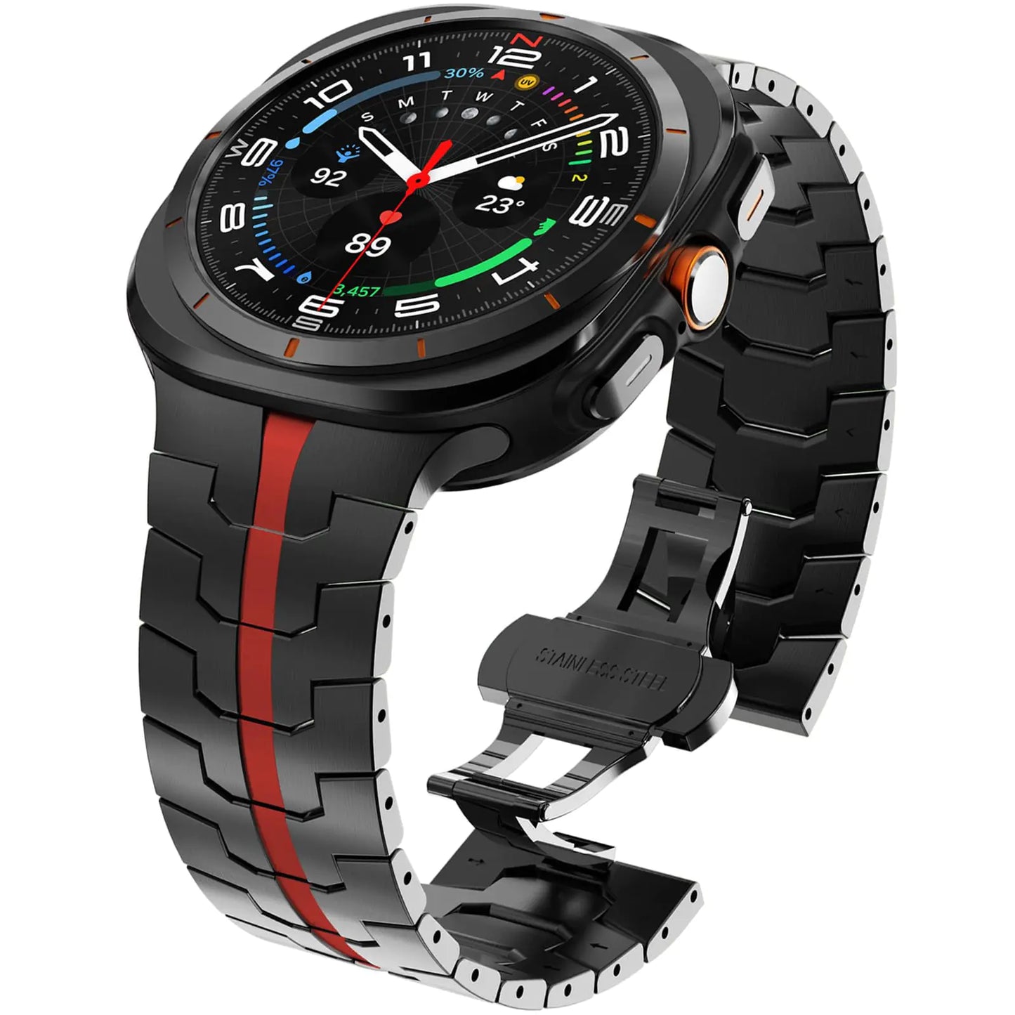 WINGLE Metal Band for Samsung Galaxy Watch Ultra Bands 47MM for Men.