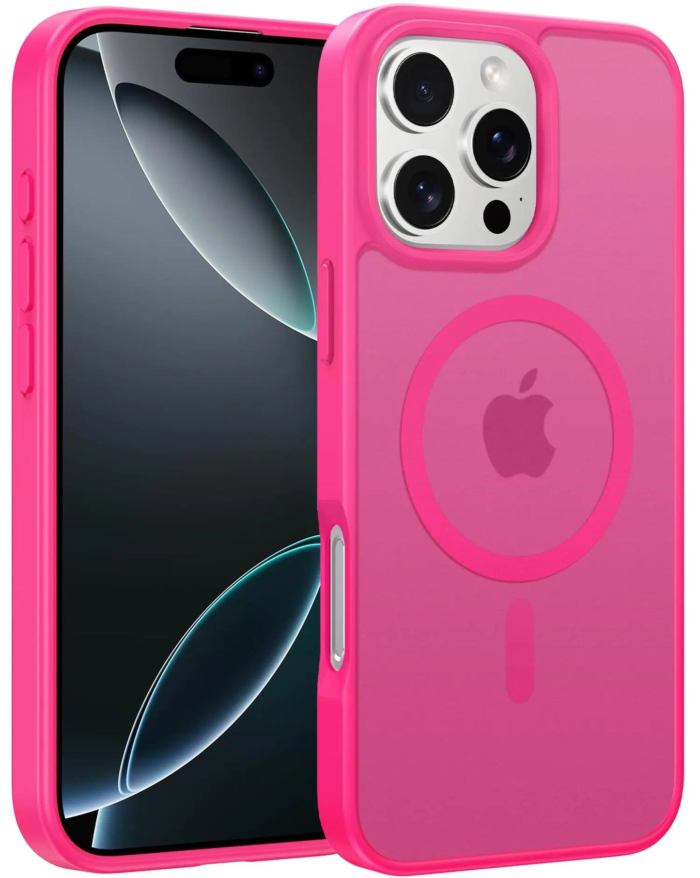 CASE for iPhone 15 Case Matte: for iPhone 14 Case Magnetic Frosted Translucent Slim Shockproof Cell Phone Cover | Military Grade Protection Drop Proof Tough Protective Cases - 6.1 inch Black