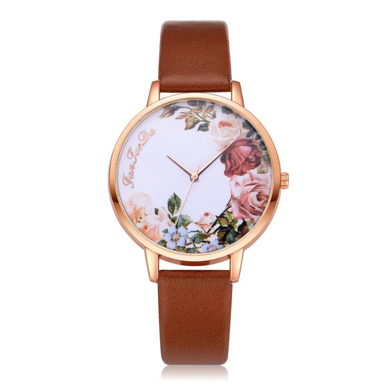 Flower Pattern Watch