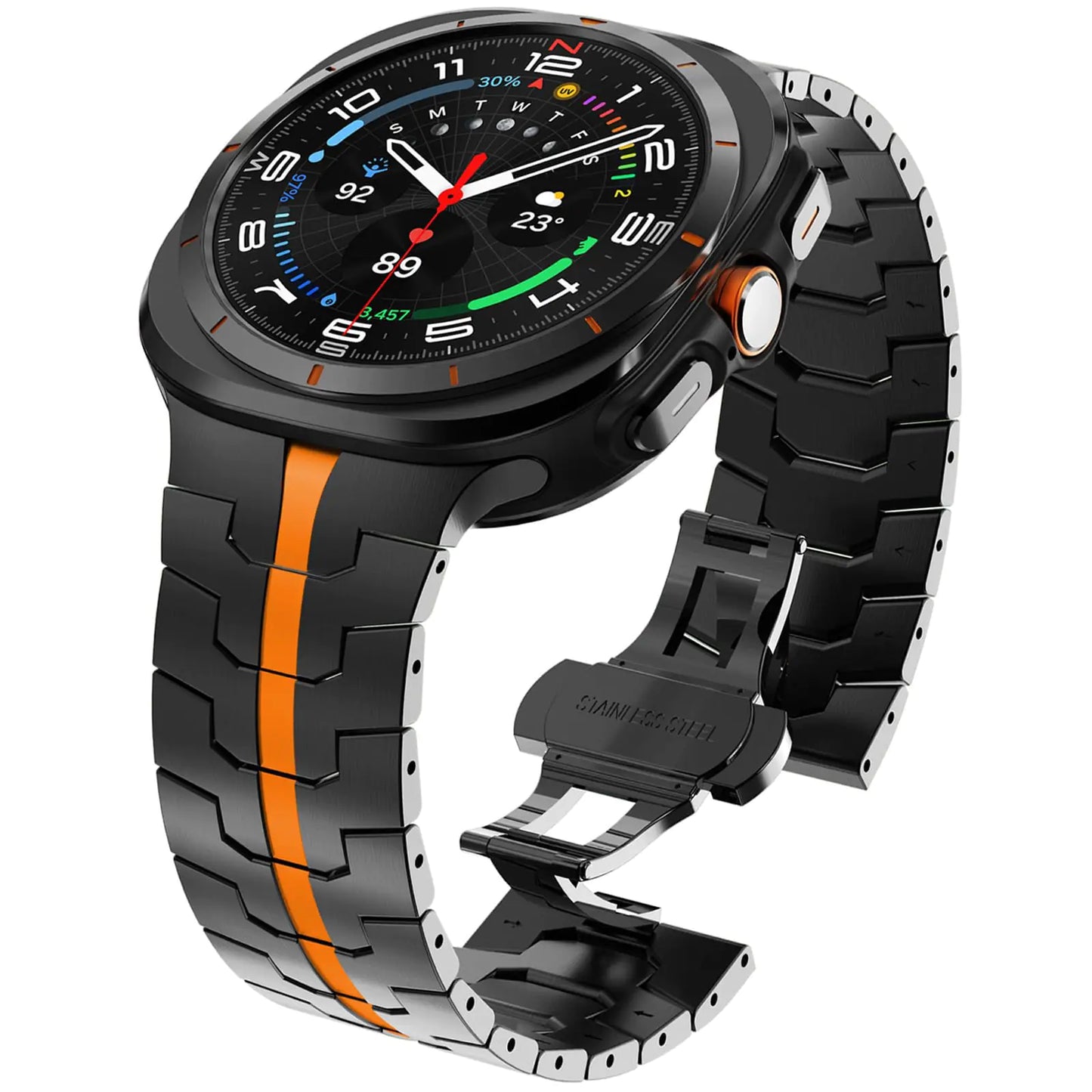 WINGLE Metal Band for Samsung Galaxy Watch Ultra Bands 47MM for Men.