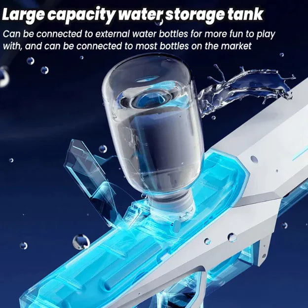 Electric Water Gun with Transparent Design
