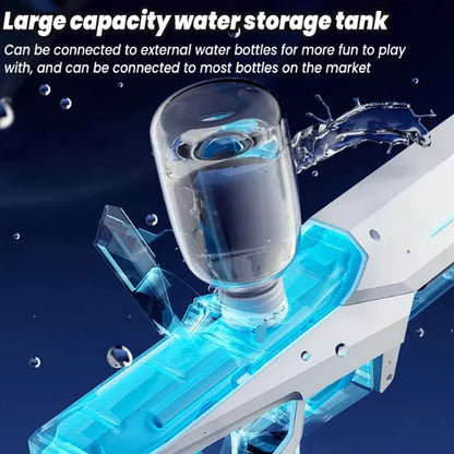 Electric Water Gun with Transparent Design