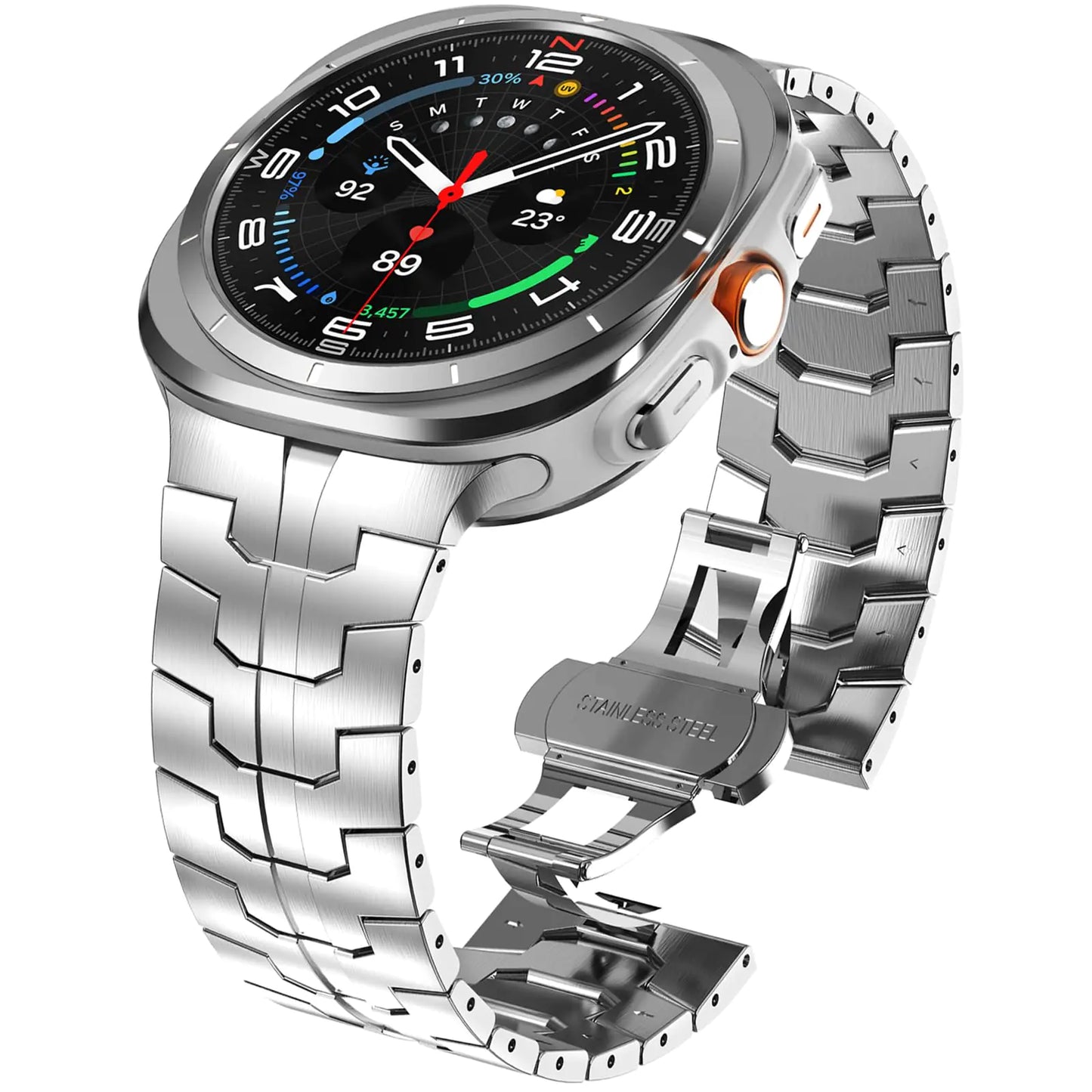 WINGLE Metal Band for Samsung Galaxy Watch Ultra Bands 47MM for Men.